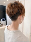 福山ハンサムショートヘア人気Caary気になってた刈り上げ＾＾