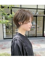 アテナ 六本松店(ATENA) クセ毛を生かしたくびれショートヘア