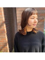 モスト(MocT) オン眉×インナーカラー