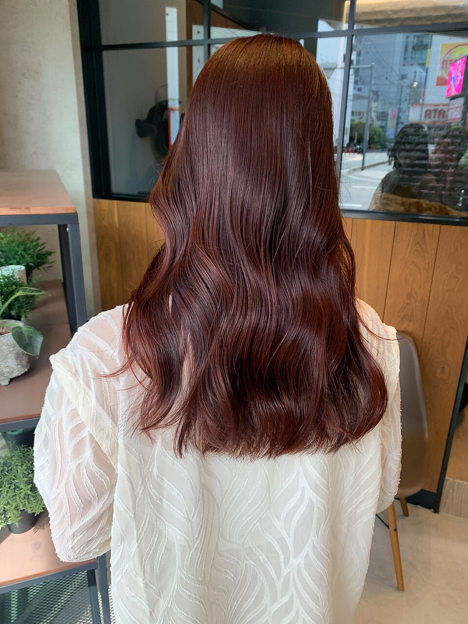 ピンクブラウンピンクベージュ艶カラー韓国【大宮美容室】：L181543562