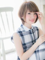 クオーレ ヘア アンジュ 水戸店(CUORE HAIR ange)&nbsp;水戸/イルミナカラー/前髪/マチルダボブ/インナーグレージュc