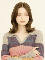 オンク 新宿(onk)&nbsp;黒髪/グレーベージュ/レイヤーロング/前髪パーマ[新宿駅]