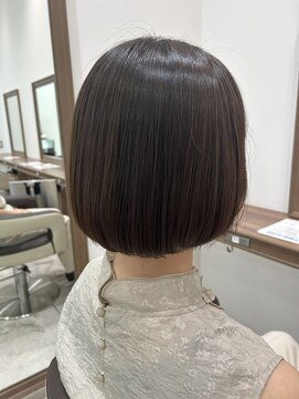 アッシュ 豊田店(Ash) ミニボブ×縮毛矯正