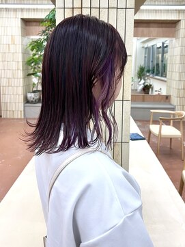 パークレーン アイス イヴェン(park lane ICI yeven) ボルドー×ペールバイオレット  YUKI