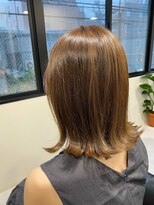 エンゼル美容室&nbsp;外はねミディアム×セミディ【越谷市/松伏町】