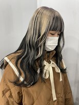 ジーナ(XENA) 前髪カタログ×インナーカラー×渋谷