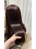 ◎ブリーチなしワインレッド◎【堺・深井】