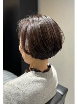 シーオー(CO.) 大人女性×ショートボブ×脱白髪染め