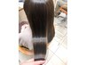 【毎朝のセットを楽チンに♪】カット+ケア縮毛矯正(プレトリートメント付)