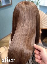 アイスタイルプレミアム フジ三篠店(I STYLE premium) 高濃度水素ケアカラー＋オーダーメイド髪質改善トリートメント