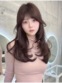 【憧れ韓国ヘア】盛れる顔まわりカット&ガーリーワンカールヘア