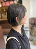 ショートボブ　似合わせカット/ヘアカラー/ヘッドスパ人気/函館