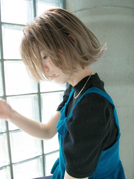 リリアン 表参道(relian) ハイトーンボブ シアベージュ