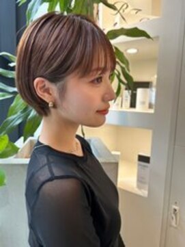 ジーナ 流山おおたかの森(Zina) 髪質改善*メルティ―カラー丸みショート*美髪【Zinaおおたか】