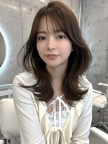 エヌアイ オモテサンドウ(ni omotesando)&nbsp;憧れ韓国くびれヘア/顔まわりカットレイヤーカット艶髪黒髪