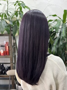 アン(Hair make un) ディープパープル♪