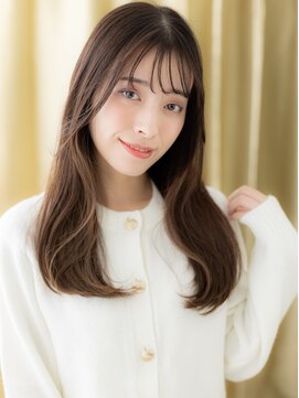 カバーヘア ブリス 戸田公園西口店(COVER HAIR bliss) ミルクティーアッシュ美髪小顔エアリーロングZ戸田公園30代40代