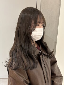 ヨーク(YOKE) 【YOKE】ブリーチ無しベージュオリーブグレージュダブルカラー