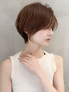 ロンドエニカ 大宮(Lond enika) ミニウルフレイヤーカット顔周り前髪韓国ショートボブ/大宮