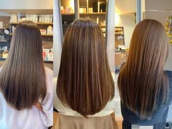 スーリール 九産大前店(Sourire)の写真/【髪質改善×ダメージレス×ストレート】全てを手に入れるなら酸性ストレート★地毛のようなナチュラル質感
