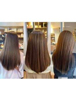 【髪質改善×ダメージレス×ストレート】全てを手に入れるなら酸性ストレート★地毛のようなナチュラル質感