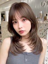 オニキス(ONYX)&nbsp;A80韓国風ハッシュカットザクザクレイヤーカットダブルカラー