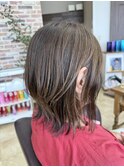大人可愛いレイヤースタイル