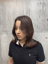 アリアバイエクラート 新宿南口店(ARiA by ECLART)&nbsp;★赤味を利用したオレンジブラウンとくびれのレイヤースタイル★