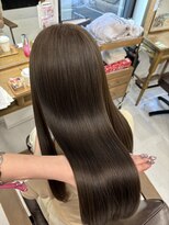 ハピネス 梅田茶屋町店(HAPPINESS)&nbsp;オリーブグレージュ ヘーゼルグレージュ 髪質改善 艶髪 大阪梅田