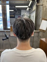 タメ(tame-)&nbsp;サーフカール/フェザーパーマ/ブルーブラック【都賀/メンズ】