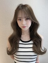 ロンド リリー 銀座(Lond Lily)&nbsp;オリーブグレー/韓国レイヤーカット/マロンベージュ/黒髪/小顔