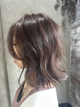 シックス ヘア ワーク ショップ(No.06 Hair Work Shop) ボルドーブラウン×ミディアムレイヤー