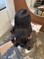 チャプター 問屋町(chapter) 透明感ケアカラーアッシュブラウン顔まわりレイヤーカット韓国