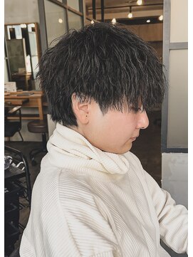 メンズソース 京都河原町(MEN'S SOURCE) 【波巻きシャドウパーマ】