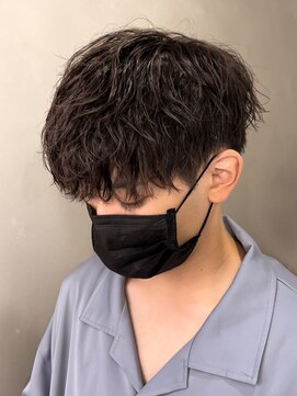 エルマーク メンズパーマ 梅田(L-MARK) シャドウパーマ/メンズカット/スパイラルパーマ/ツイスパ