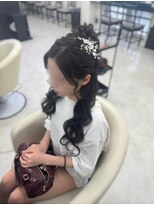 ベルグロー(BELLEGROW)&nbsp;ハーフアップ/お呼ばれヘア/おだんごヘア