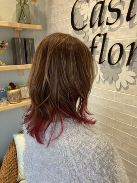 ハイライトand裾カラー♪