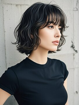 エイチ ウルフカット 大阪梅田(811) ミニボブショートウルフマッシュショートハッシュカット40代