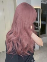 ロイオブジゼル(roi of GiseL)&nbsp;ロング ブリーチ ダブルカラー ハイトーン ミルクティーピンク