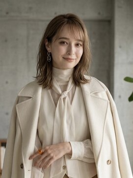 オレロ 国立(olelo) 大人ガーリー/似合わせカット/リバースセンターパート/国立