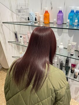アース 千葉店(HAIR&MAKE EARTH) ピンクブラウンカラー