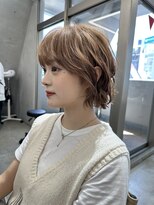 サンド 池袋 2nd(sand)&nbsp;ふわふわボブ/コテ巻き/ミルクティーベージュ