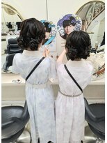 ビューティサロン東京堂&nbsp;ツインお団子～双子ヘア