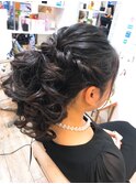 結婚式ヘアセット