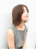 【yuka】アッシュブラウン×大人可愛い外ハネボブ