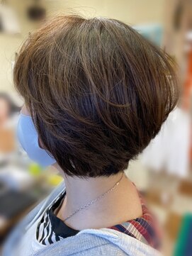 ビューティーサロン カワチ 中庄駅前店(Beauty Salon KAWACHI) ショ－トボブ