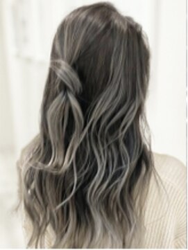 オーブ ヘアー ティティー 三宮店(AUBE HAIR titty) 【AUBE HAIR】シルキーグレージュ_ネオハイライト