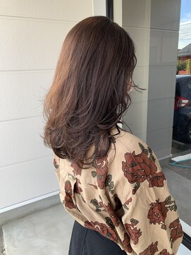 ナンバー(number+) 20代30代大人かわいいモカベージュナチュラルロブヘアー美肌