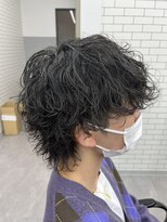 オムデュー(HOMME DEUX)&nbsp;【YUKI】マッシュウルフ×波巻き×ツイスパ