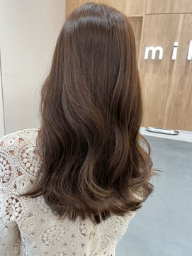 ミリー 梅田店(milly) 大人かわいいロング×美髪ベージュ系くすみカラー 【milly梅田】